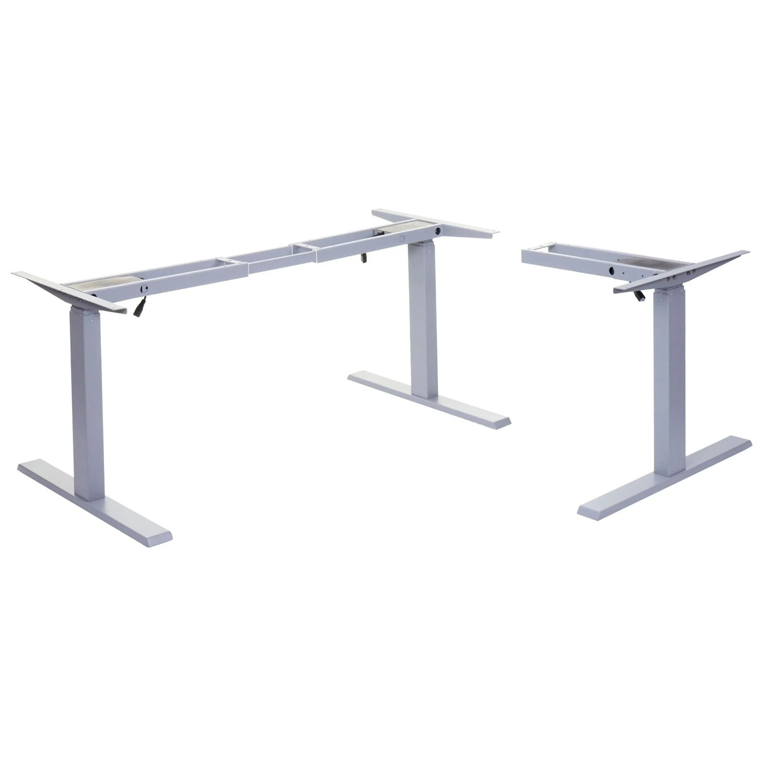 MCW Gestell D40 Für Eck-Schreibtisch Grau