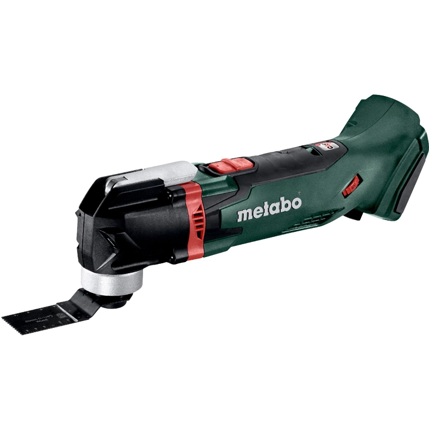 Metabo Akku-Multitool MT 18 LTX Compact Solo mit Sägeblatt. Kompaktes Multitool für Innenausbau.