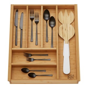SOTECH ORGA-BOX 3 Bambus Besteckeinsatz Für 50er Schublade 473x397x56 mm mit 6 Fächer Für Nobilia Küchen Ab August 2012