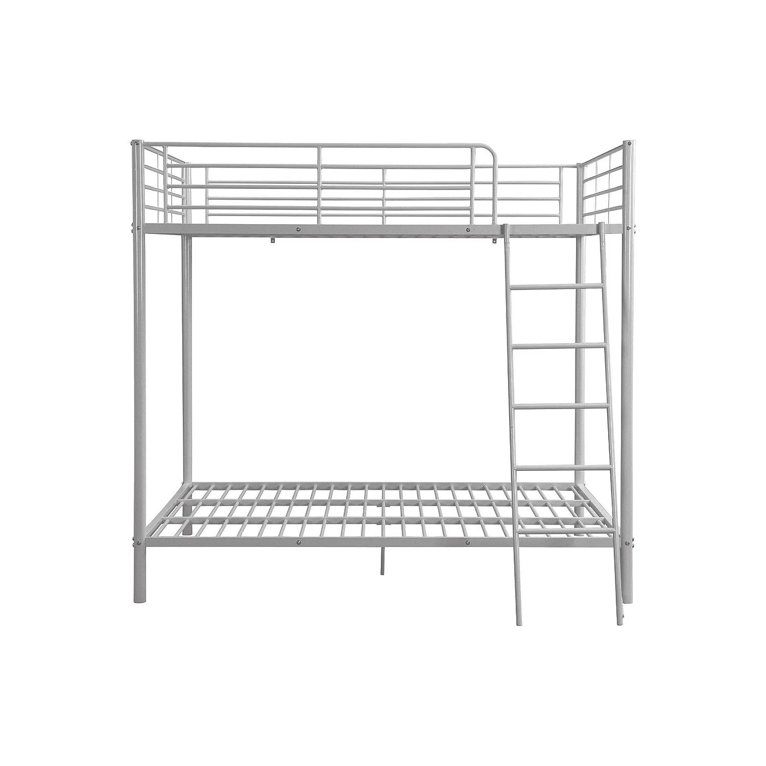 Vente-unique Etagenbett Gemini Silberfarben 199 cm