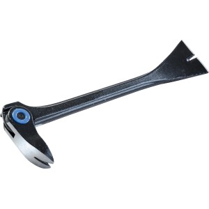 LUX Nageleisen 200 mm aus Carbonstahl zum Nagelziehen und Stemmen.