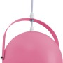 Pinke Näve Pendelleuchte Colorado, ca. 25 cm Durchmesser. Moderne Hängelampe für den Innenbereich.