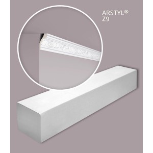 NOEL & MARQUET NMC Z9-Box ARSTYL Eckleisten, 52m Set, weiße Stuckleisten für den Innenbereich.
