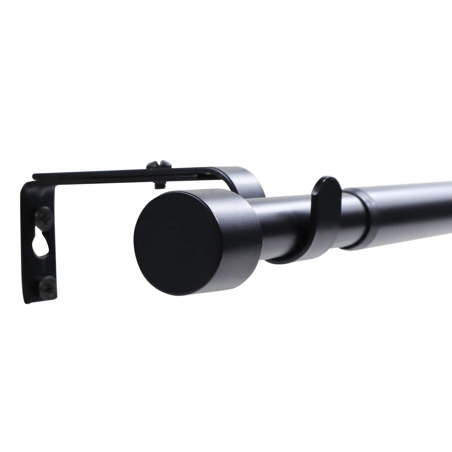 Deco-Raum Gardinenstangen Set Ausziehbar 1-Lauf Kappe Flexa Ø 16/19 mm 160- günstig online kaufen