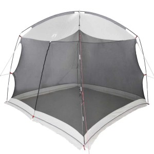 vidaXL Zelte mit Dach Grau 320 x 320 x 218 cm Polyester 4100690
