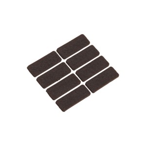OBI Filzgleiter, selbstklebend, 8 Stück, 16x44mm, für Möbel und Oberflächenschutz.