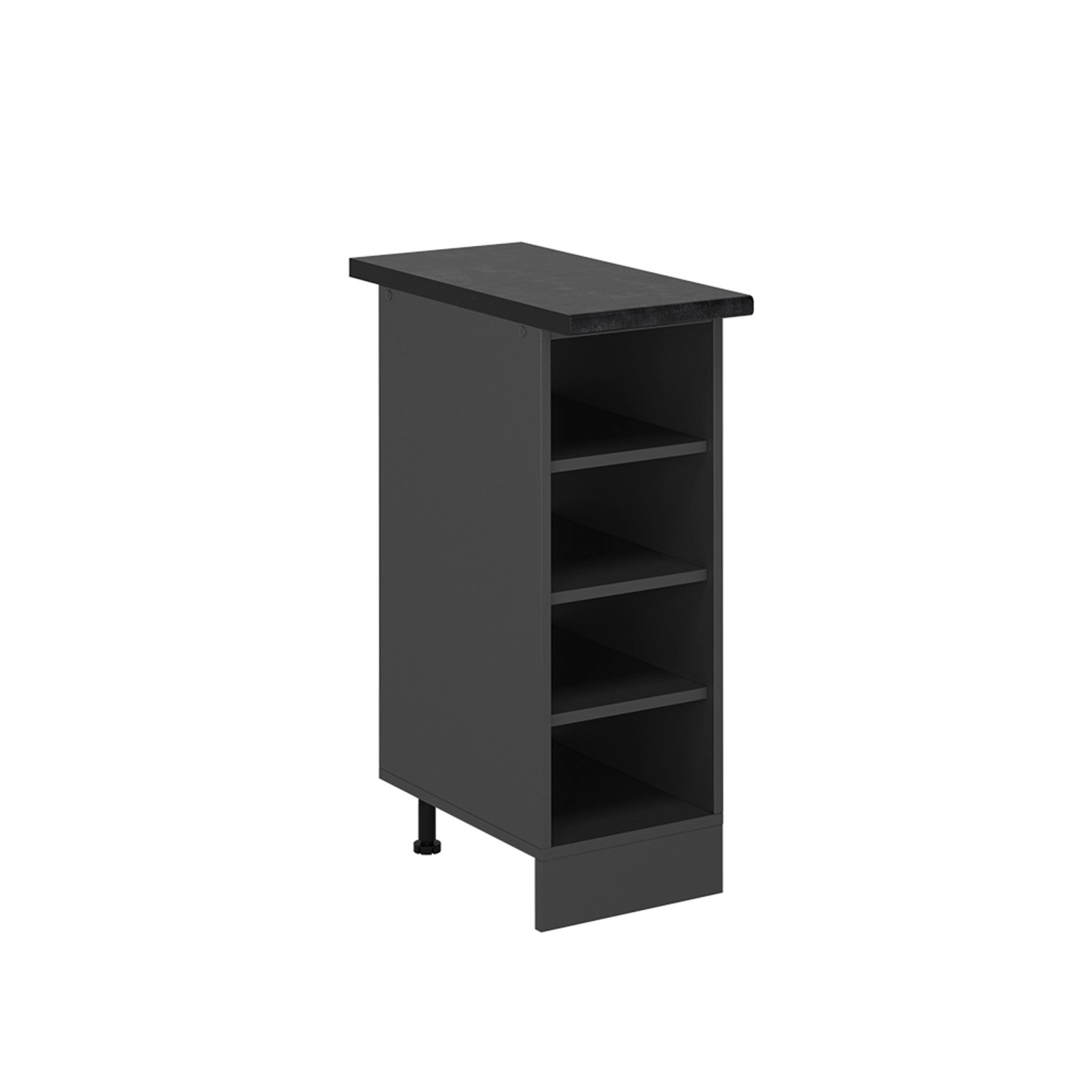 Vicco Küchenregal R-Line Offener Küchenschrank Anthrazit 30 cm AP Anthrazit günstig online kaufen
