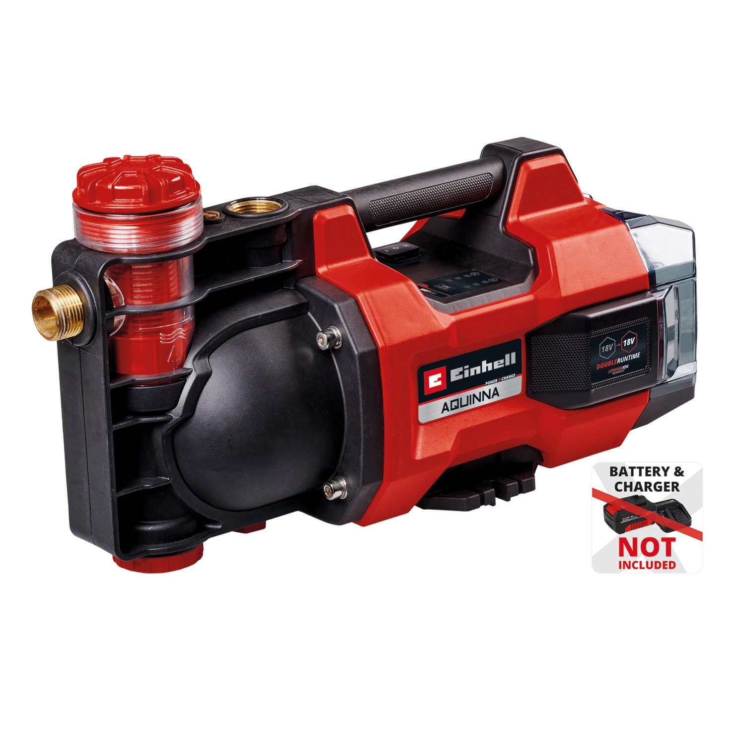 Einhell Power X-Change Akku-Wasserpumpe Aquinna 18/30 F LED Solo