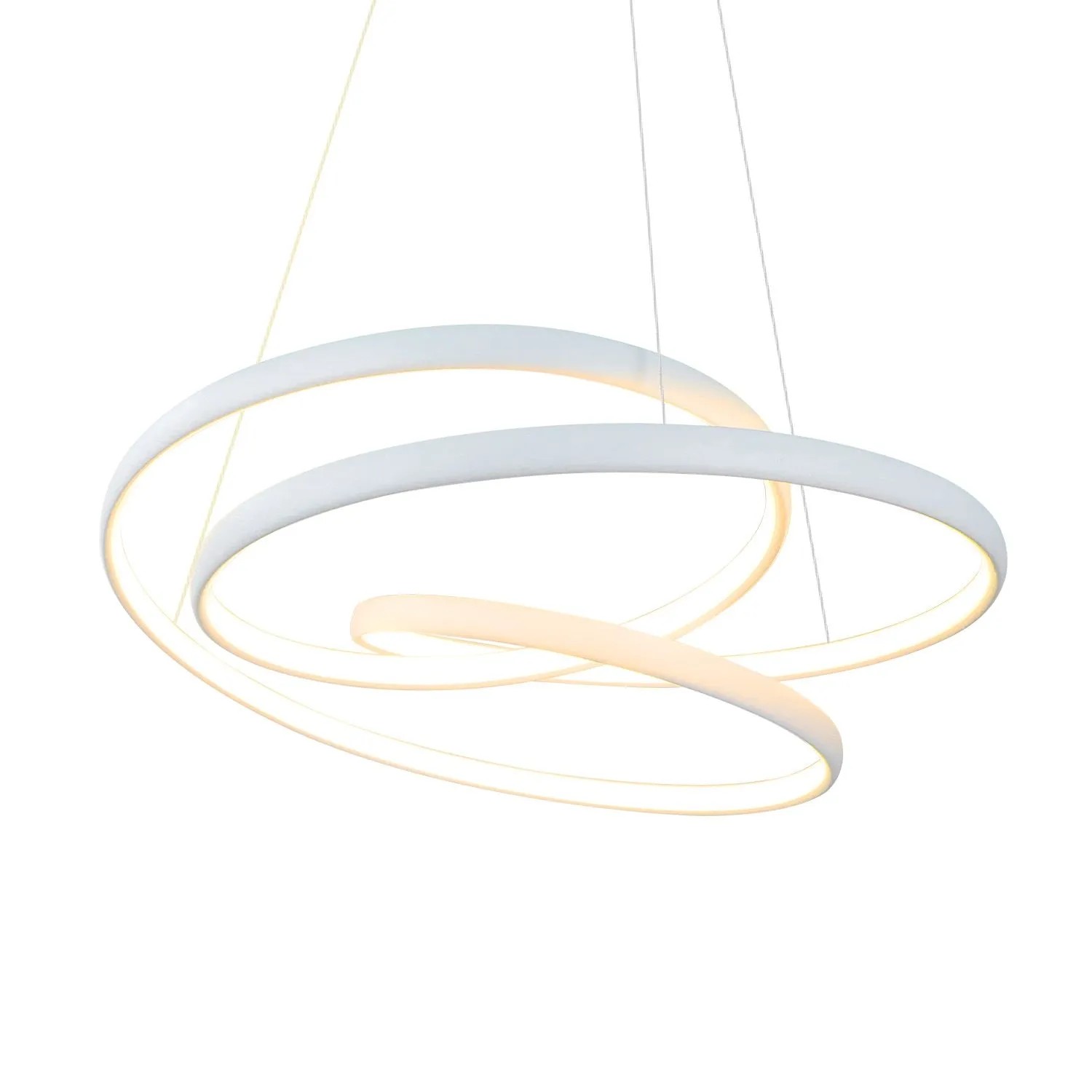 NETTLIFE LED Pendelleuchte aus Eisen L50cm Weiß