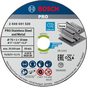 Bosch Trennscheibe Expert for Inox für Winkelschleifer