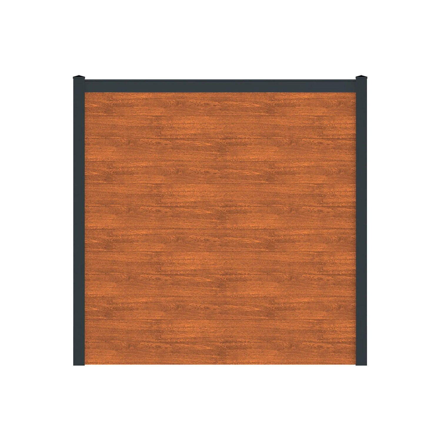 Vidual Sichtschutzzaun Snap 140 zum Aufdübeln 1,8 m x 14,22 m Light Oak