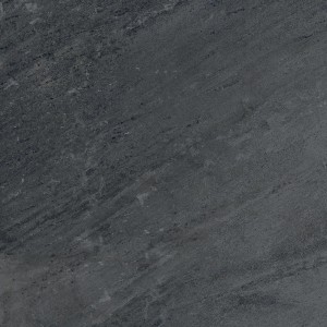 Feinsteinzeug Bodenfliese Olympus Anthrazit, matte Steinoptik, 59,7x59,7 cm.