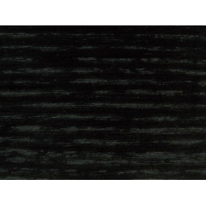 Detailaufnahme: Seidenglänzende, ebenholzfarbene Bondex Holzlasur für Aussen auf Holzmaserung.