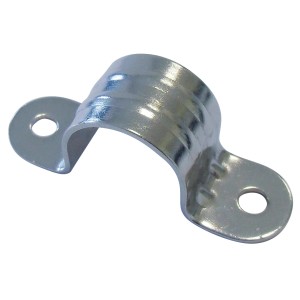 Seilflechter Rohrschelle 25 mm aus Edelstahl A2-AISI 304, Halbschale zur Rohrbefestigung.