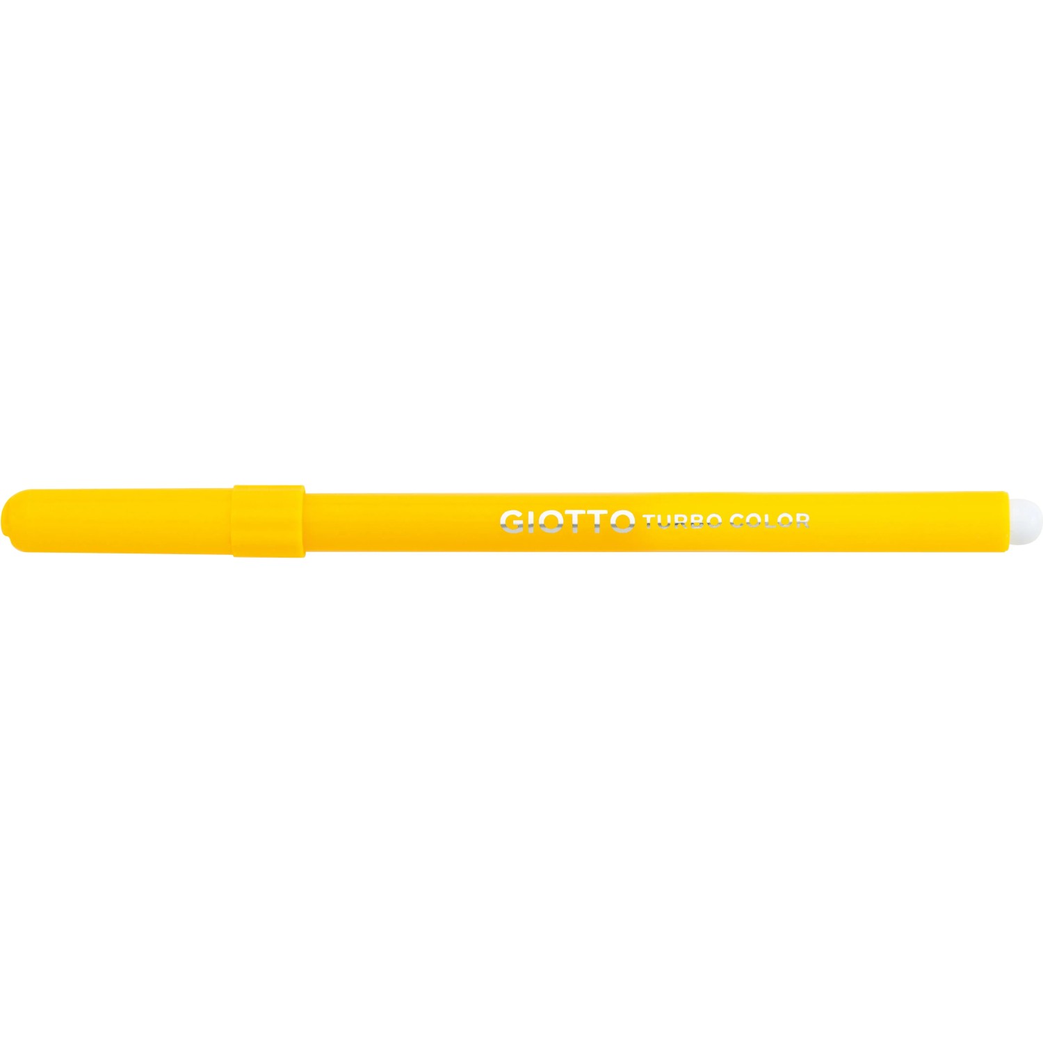Gelber Giotto Turbo Color Fasermaler, Stift für Hauttöne, Detailansicht.