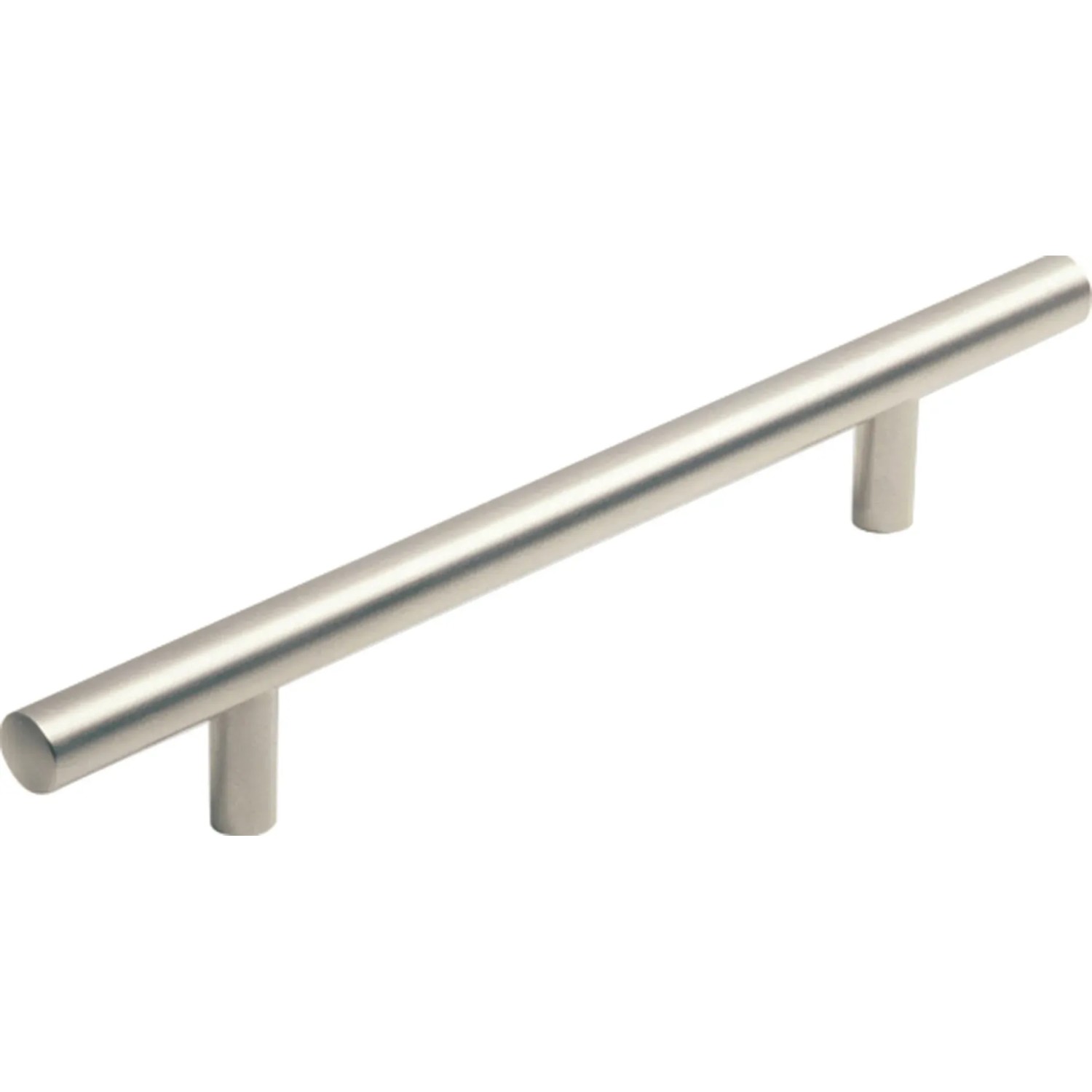 Griff 885, Aluminium, matt vernickelt für Möbel, Lochabstand 128mm.