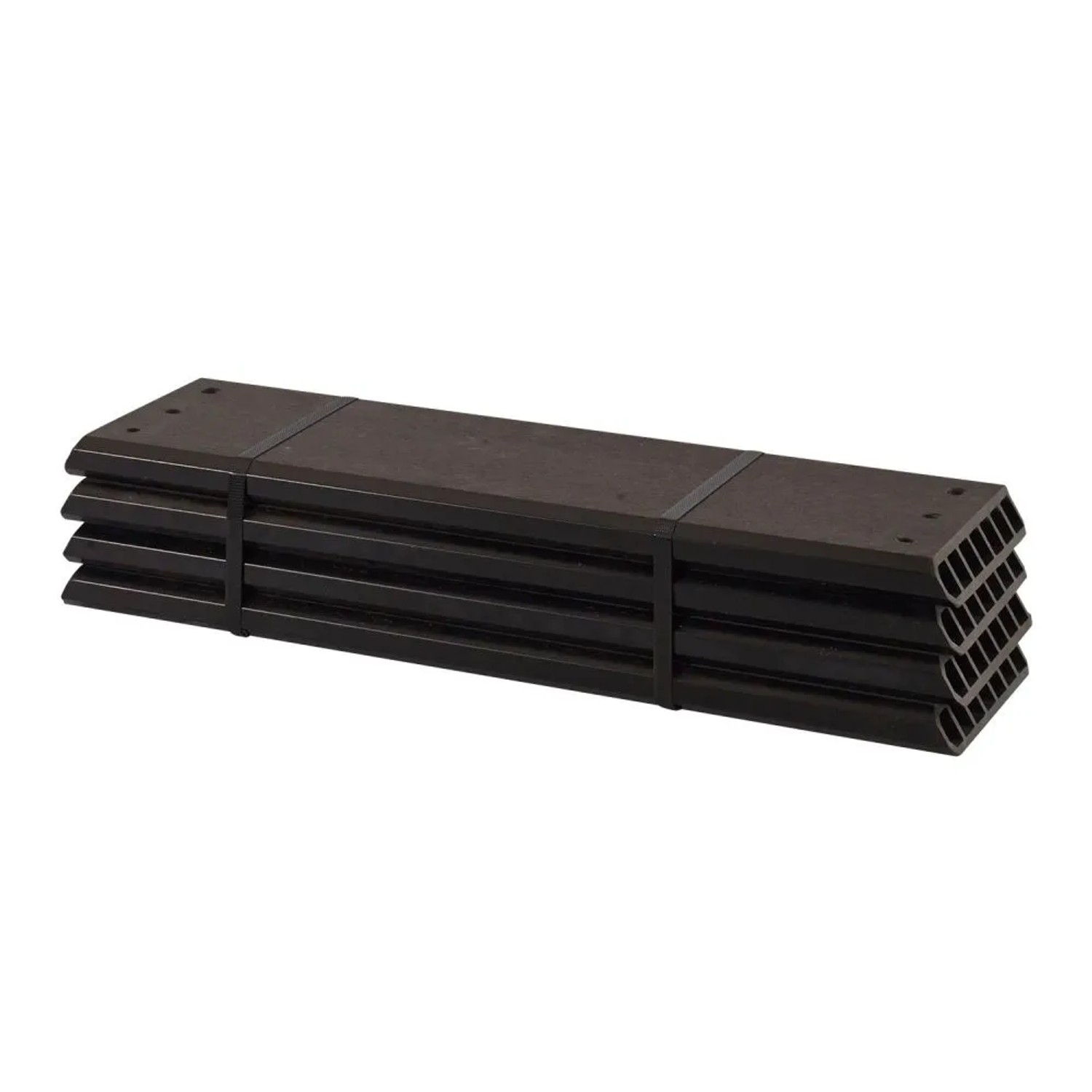 PLUS Pipe Planken Schiefergrau WPC 60 cm 3 Stück Gartenzubehör Hochbeet Gartenartikel