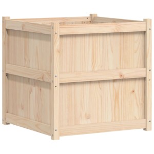 vidaXL Pflanzkübel 70x70x70 cm Massivholz Kiefer 837434
