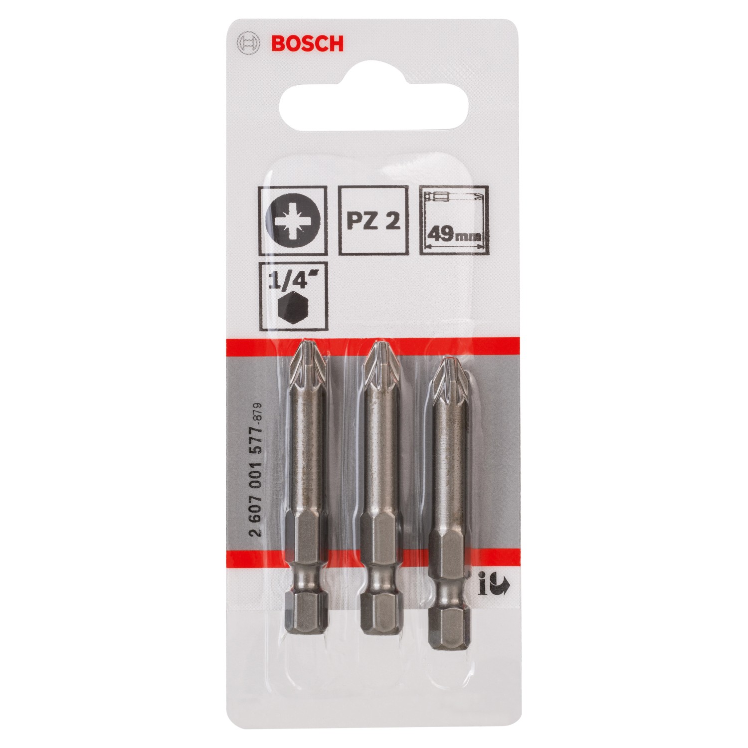 Bosch Schrauberbit Extra Hard PZ2 49 mm günstig online kaufen