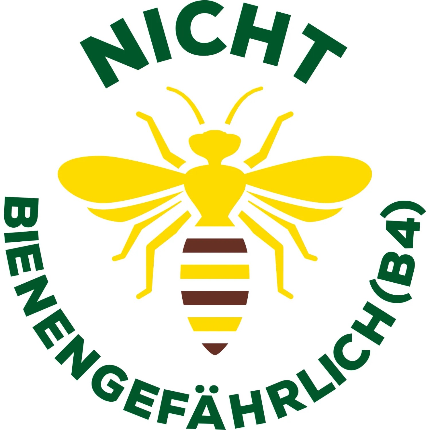 Symbol: Nicht bienengefährlich (B4) für Solabiol Schädlingsfrei AF.