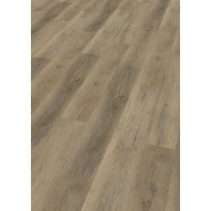 Click-Vinylboden Monrovia Eiche, Breitdiele mit Holzstruktur für Wohnräume.