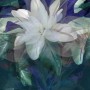 Erismann Fototapete Wild Bloom, 150x280 cm, blaues Blumenmuster für eine lebendige Wandgestaltung.