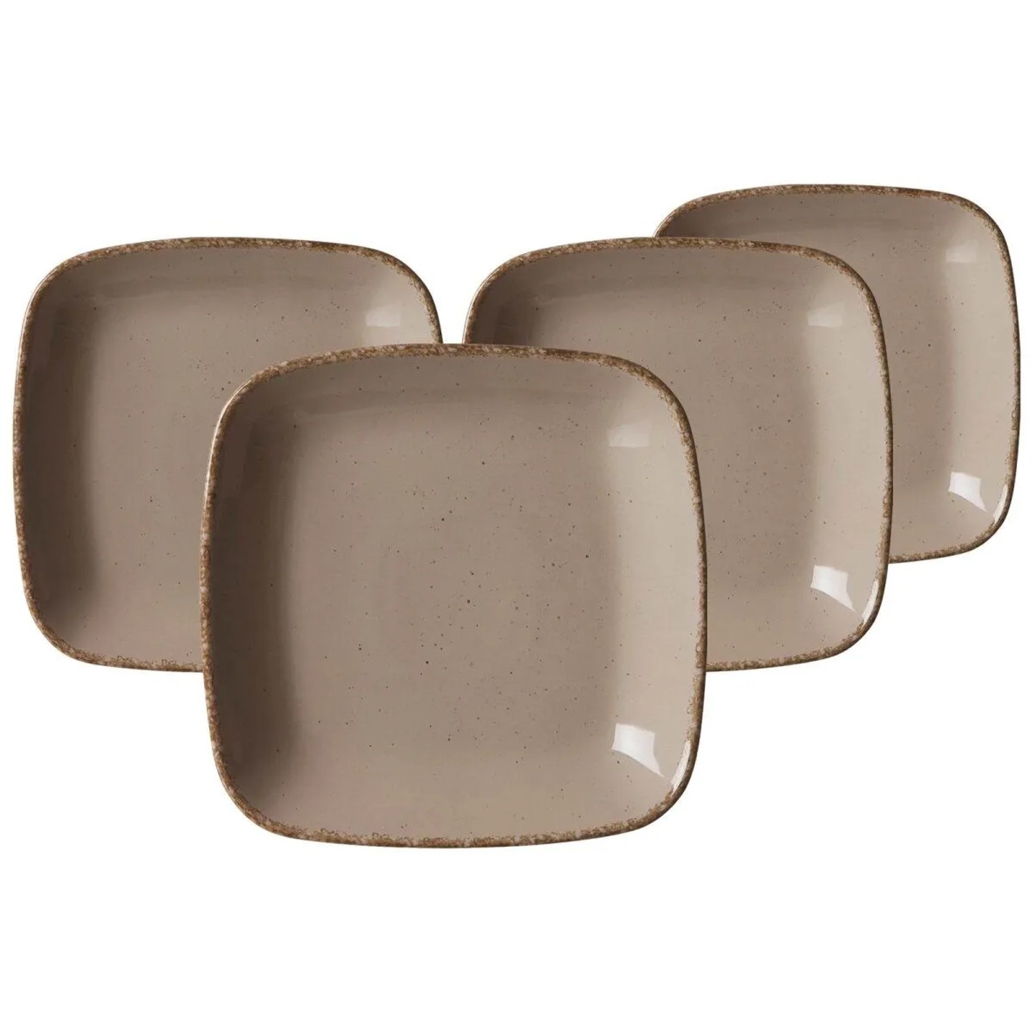 Ritzenhoff & Breker Casa Suppenteller 22 cm 4er Set Nougat