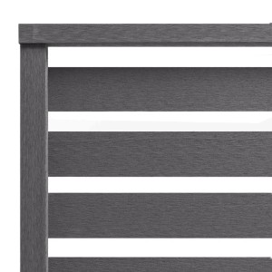 vidaXL Zaunelement WPC 180x180 cm Grau 318110