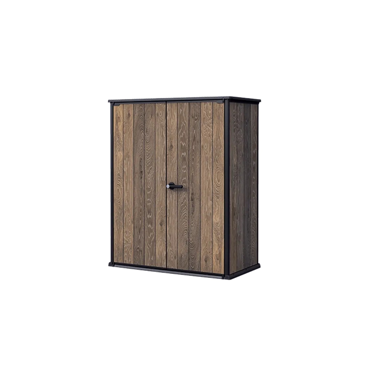 Keter Signature Gartenschrank 1400 L Walnuss Holz-Design