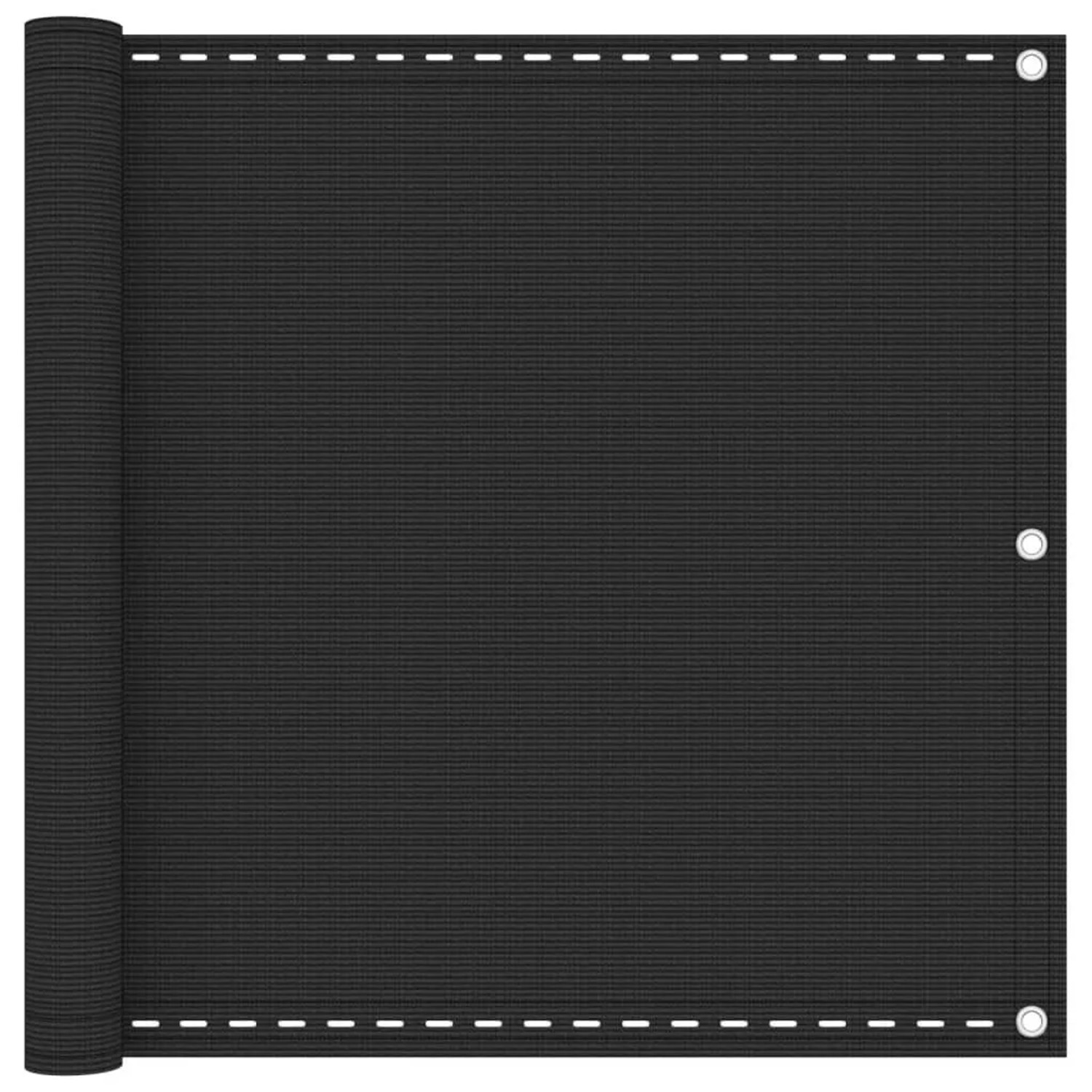 vidaXL Balkon Sichtschutz HDPE 90x600 cm Anthrazit 42315