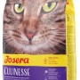 Josera Culinesse Katzen-Trockenfutter, 400g Packung mit Katzenbild.