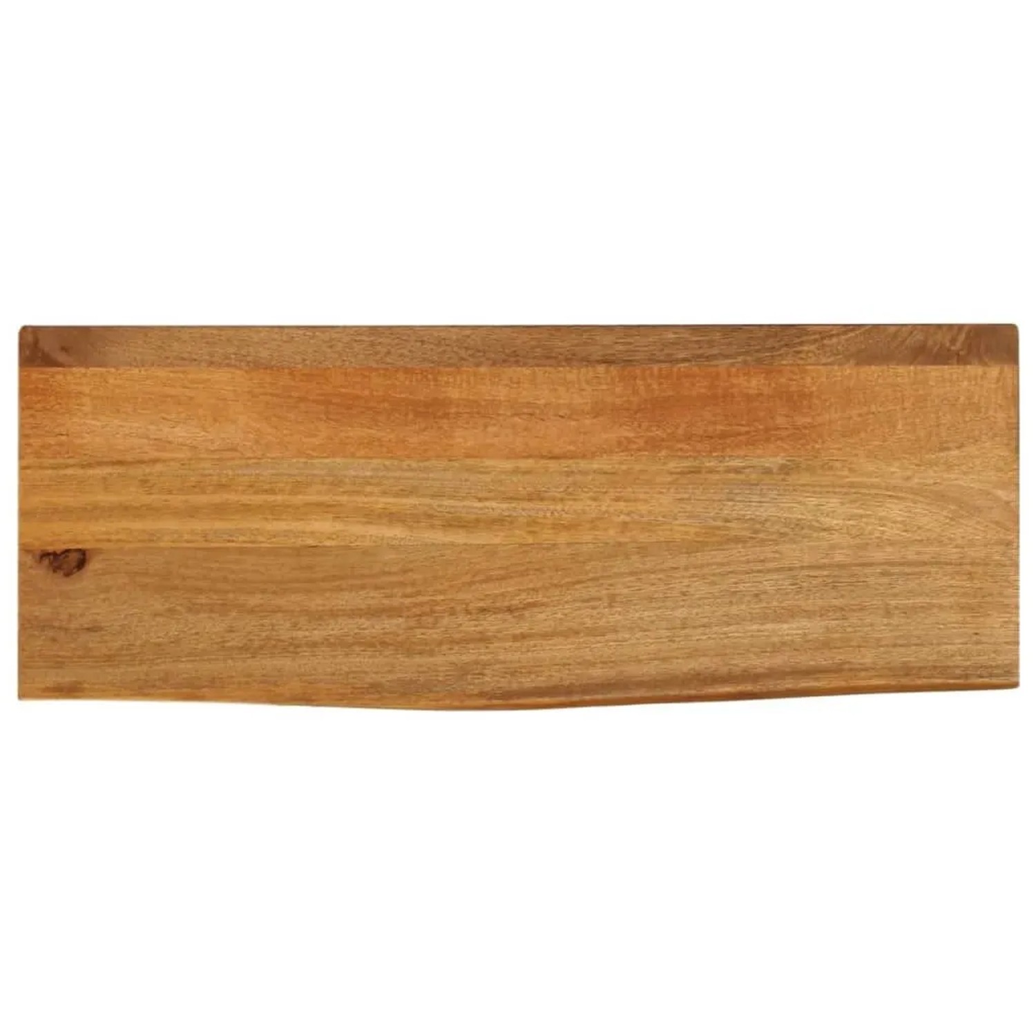 vidaXL Tischplatte mit Baumkante 80x20x2,5 cm Massivholz Mango 370514