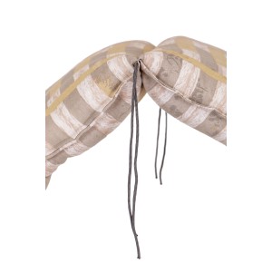 Beo Niedriglehner Auflage Tiflis, 100x48x8 cm, mit Bindebändern für Gartenstuhl.