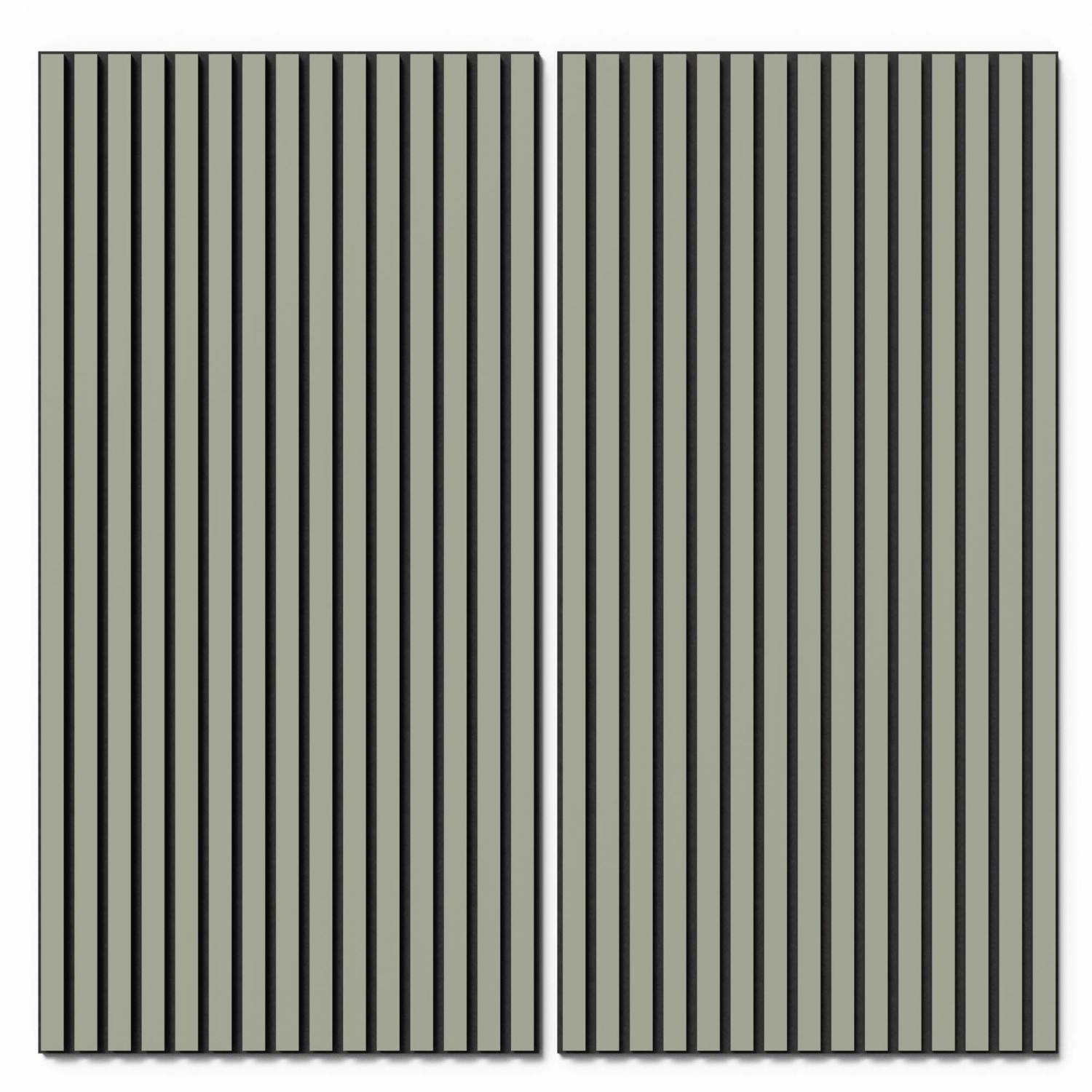 Akustikpaneel Lino Pebble MDF Schwarz Filz Schwarz 60 cm x 120 cm 2 Stück