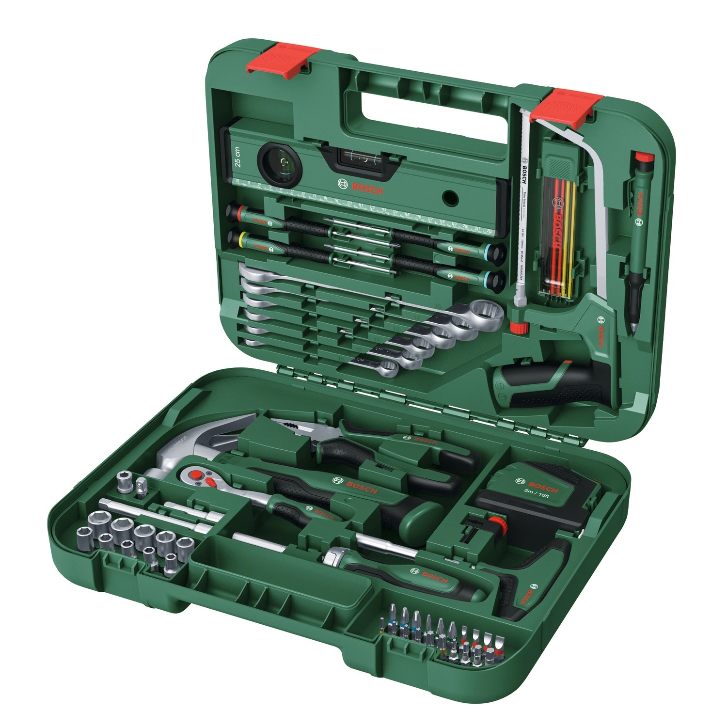 Bosch Werkzeugkoffer Advanced 64-teilig günstig online kaufen