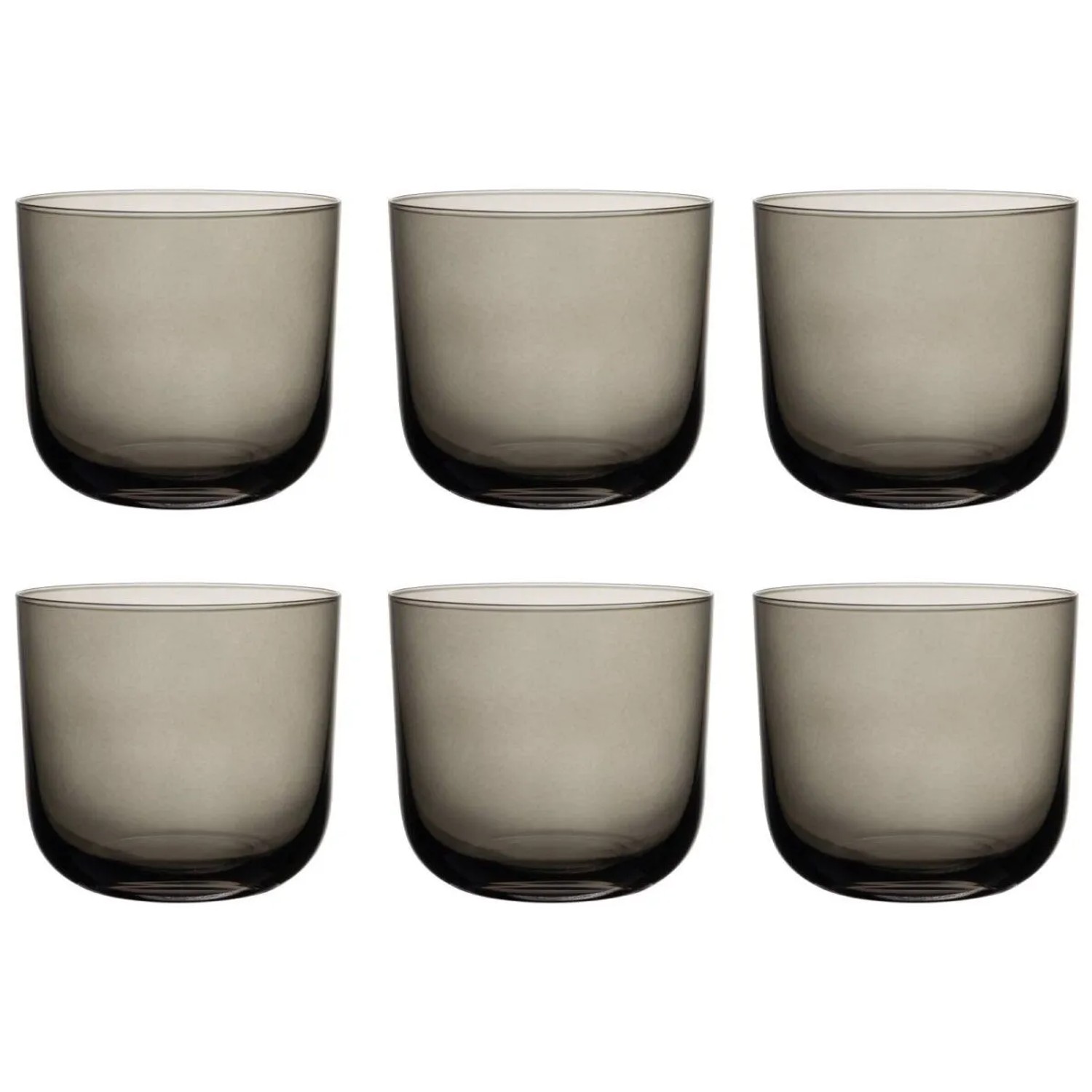 like. by Villeroy & Boch Like Glass Wassergläser 280 ml 6er Set Smoke