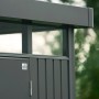 Biohort Metall-Gerätehaus HighLine Dunkelgrau-Metallic 6,6 m² Einzeltür_4