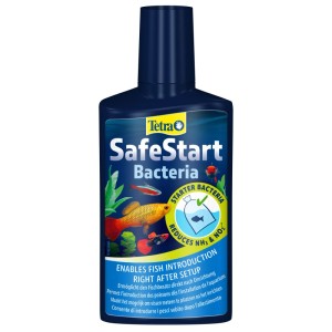 Tetra SafeStart Wasserpflegemittel 250ml für Süßwasseraquarien.