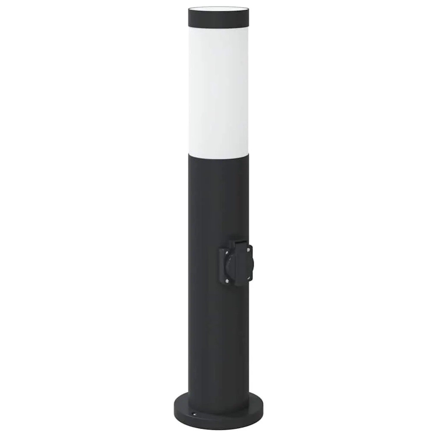 vidaXL Pollerleuchte mit Auslass 50 cm Edelstahl IP44 4006035