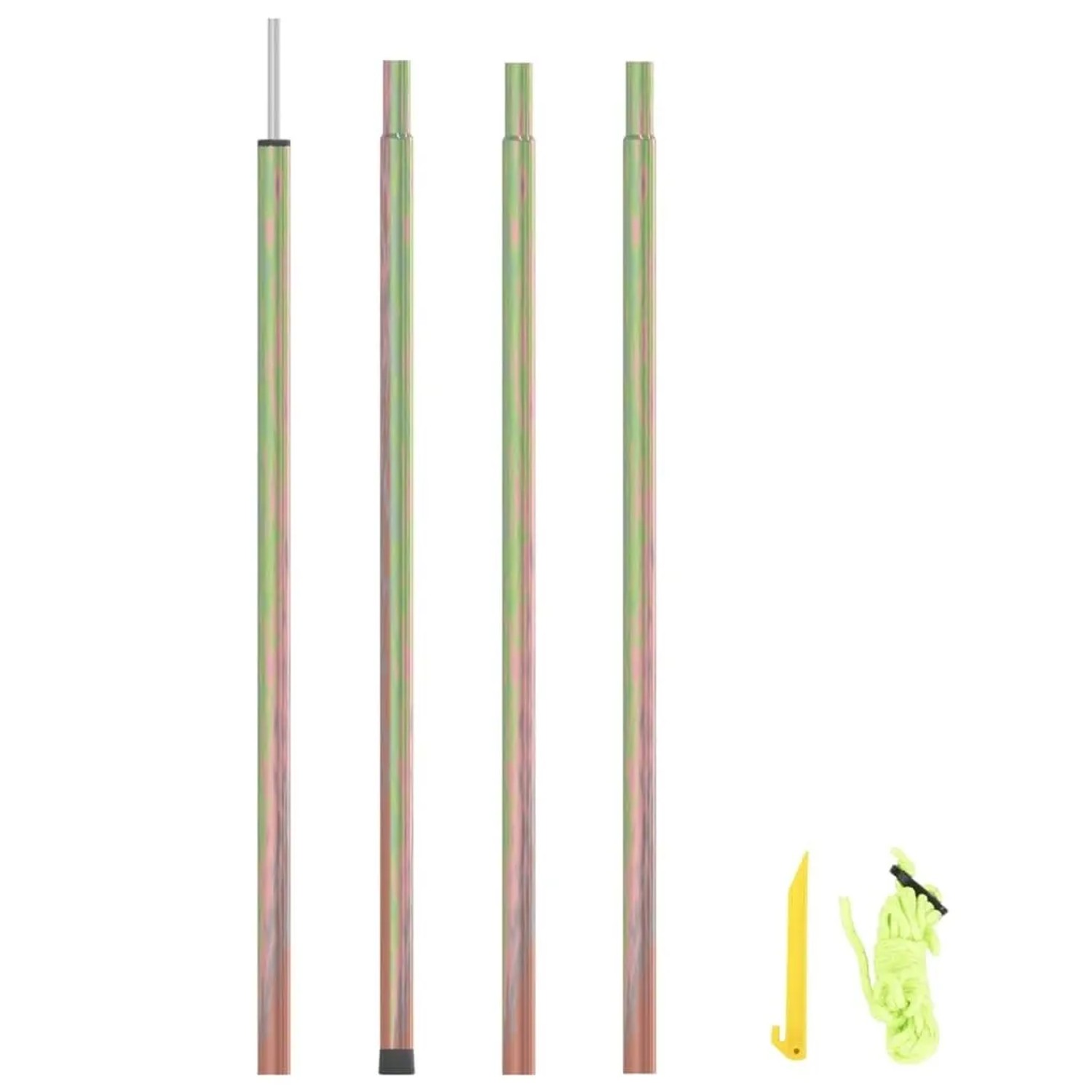 vidaXL Sonnensegel Stange 200 cm Verzinkter Stahl 315220