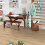 Heller Egger Laminatboden EL2157 NatureSense Nord Eiche Sand im Kinderzimmer mit Spielzeug.
