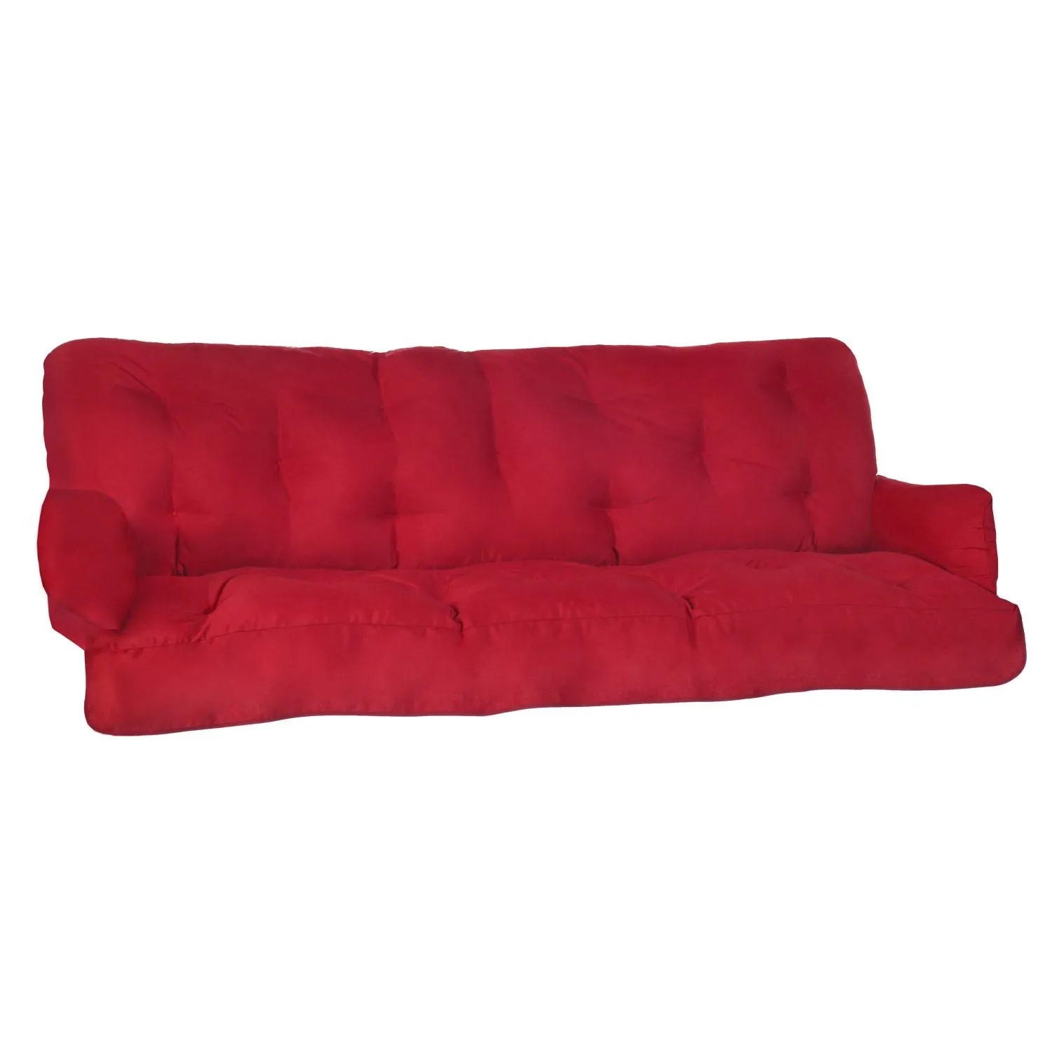Beautissu Flair HS Hollywoodschaukelauflage 180x50x8cm Rot
