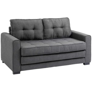 HOMCOM Schlafsofa 2-Sitzer mit Schlaffunktion 147,5 x 75 x 85 cm