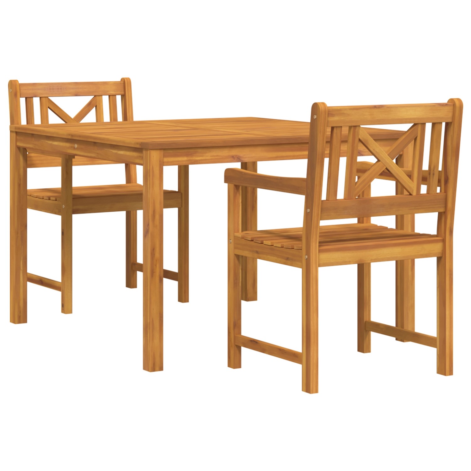 vidaXL 3-tlg Garten-Essgruppe Massivholz Akazie 3375658 günstig online kaufen