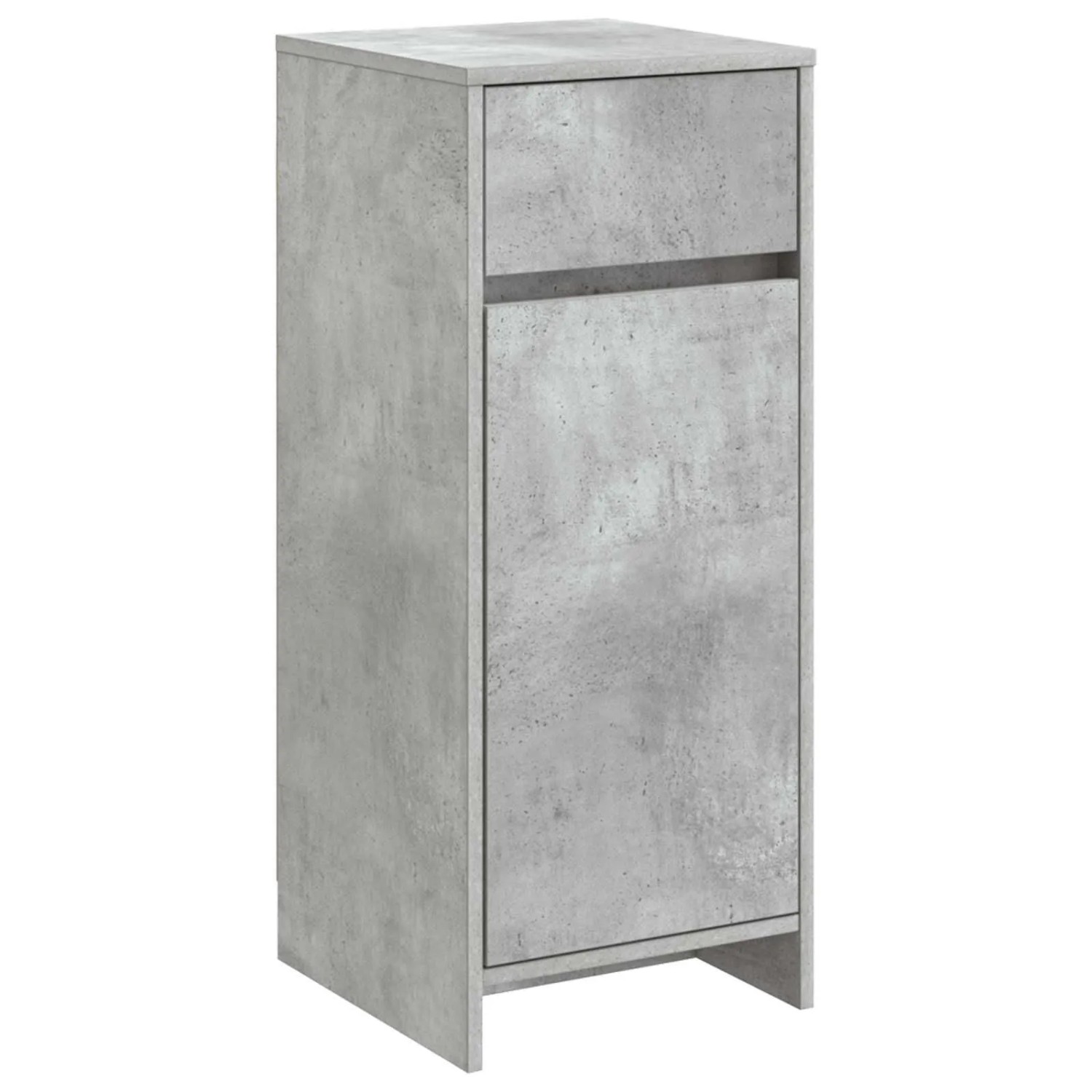 vidaXL Badezimmerschrank Betongrau 35 x 36,5 x 85 cm Holzwerkstoff 890747