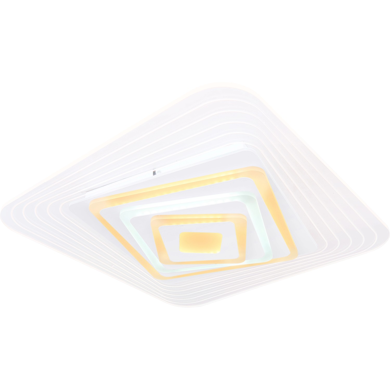 Moderne, dimmbare LED Deckenleuchte Jocelyn, 50 cm, mit Farbwechsel und Smart Home Funktion.