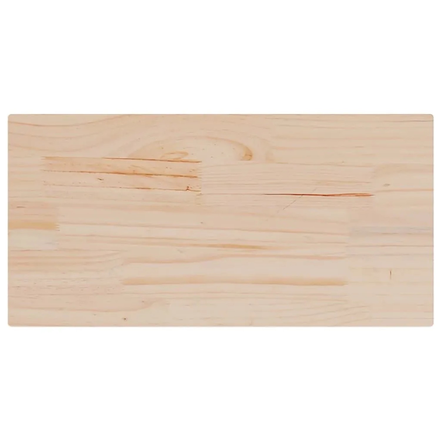 vidaXL Tischplatten 4 Stk 90x45x2,5 cm Rechteckig Massivholz Kiefer 847435
