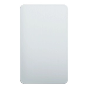 Grosfillex Winkelleiste GX Wall+ Außen, silbernes Aluminiumprofil für Paneele und Fliesen.