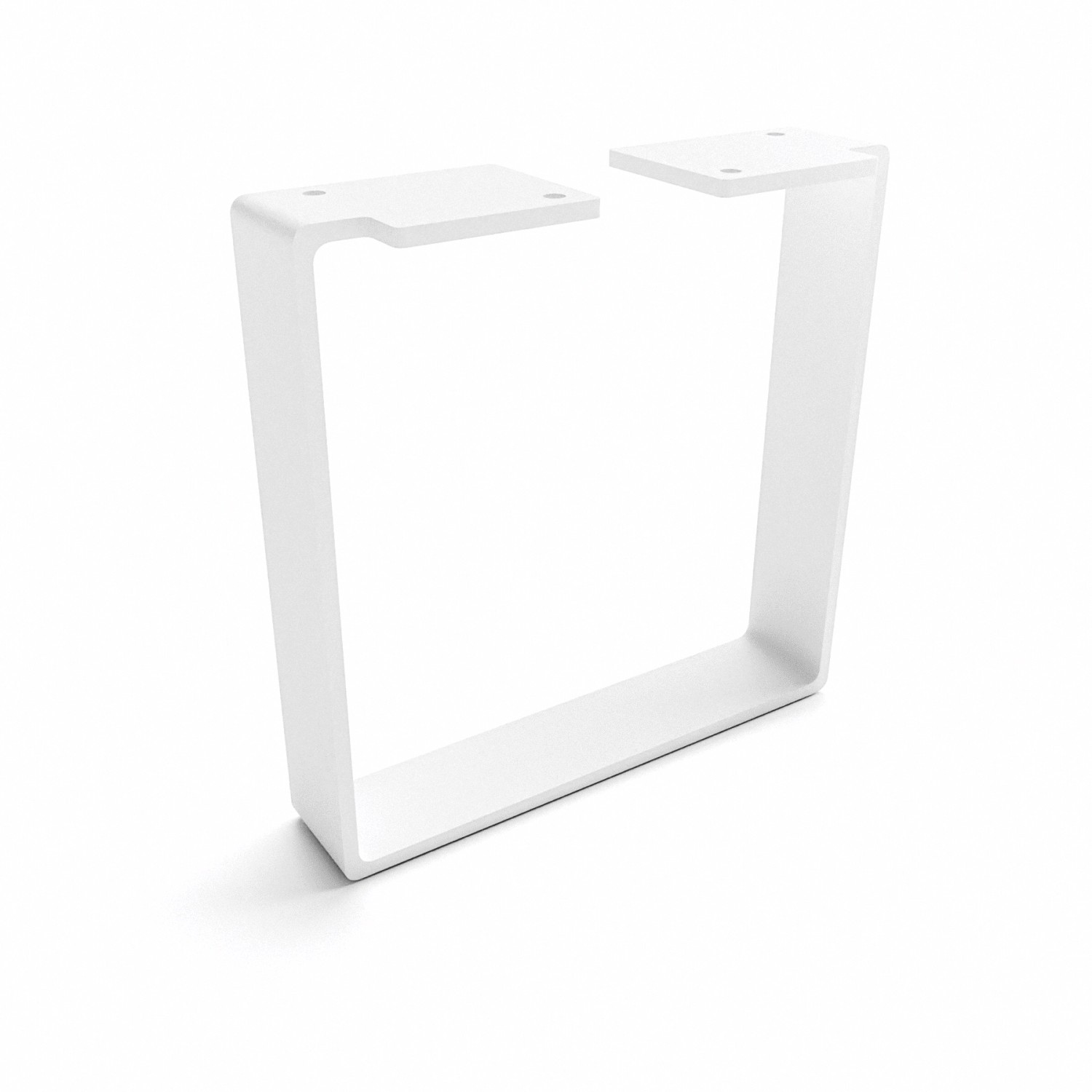 HEVVA Möbelbein LUXEMBURG 20 cm Hoch 20 cm Tief 1 Fuß Weiß