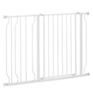 PawHut Türschutzgitter 75-115 cm Zwei-Wege-Öffnung